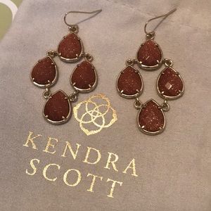 Kendra Scott Goldstone earrings